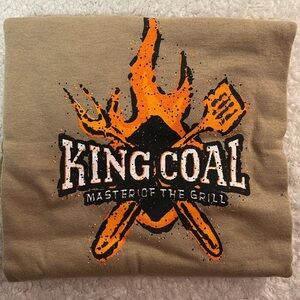 Relevant Products "King Coal" Grill Master T-Shirt Unisex Size Large